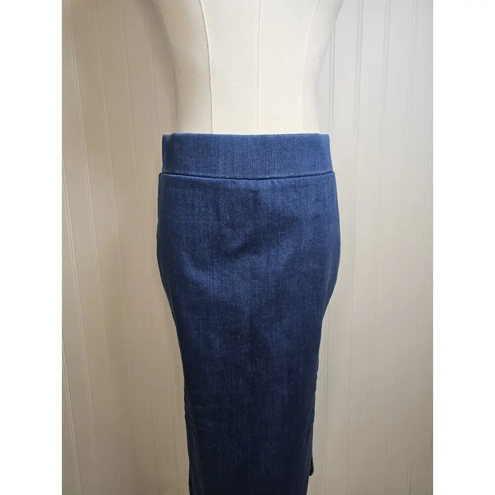 Frank & Eileen Donegal Unforgettable Jean Skirt Women’s Size 2 Stretch - Picture 2 of 11